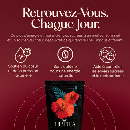 HIBI Thé Hibiscus — Soutien naturel de la tension artérielle