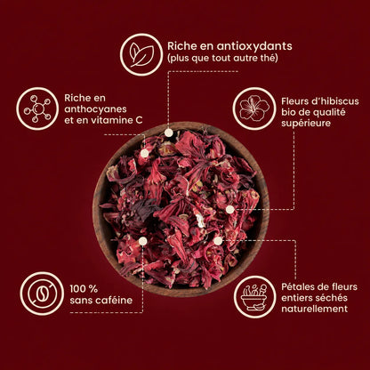 HIBI Thé Hibiscus — Soutien naturel de la tension artérielle