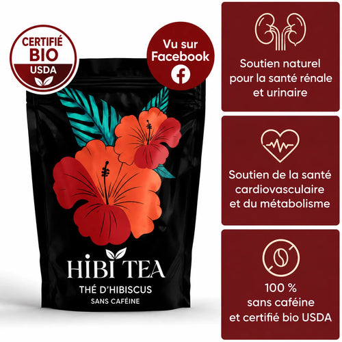 HIBI Thé Hibiscus — Soutien naturel de la tension artérielle